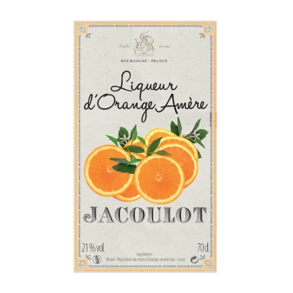 étiquette liqueur orange amère2